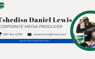 Tshediso Daniel Lewis – CEO / Founder of CineComm Productions